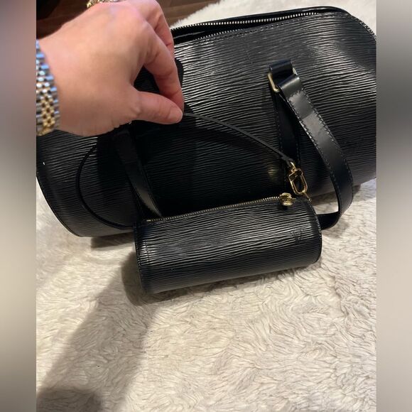 Louis Vuitton Soufflot M52222 Epi‎ Leather Noir Black With Pouch - Picture 11 of 16
